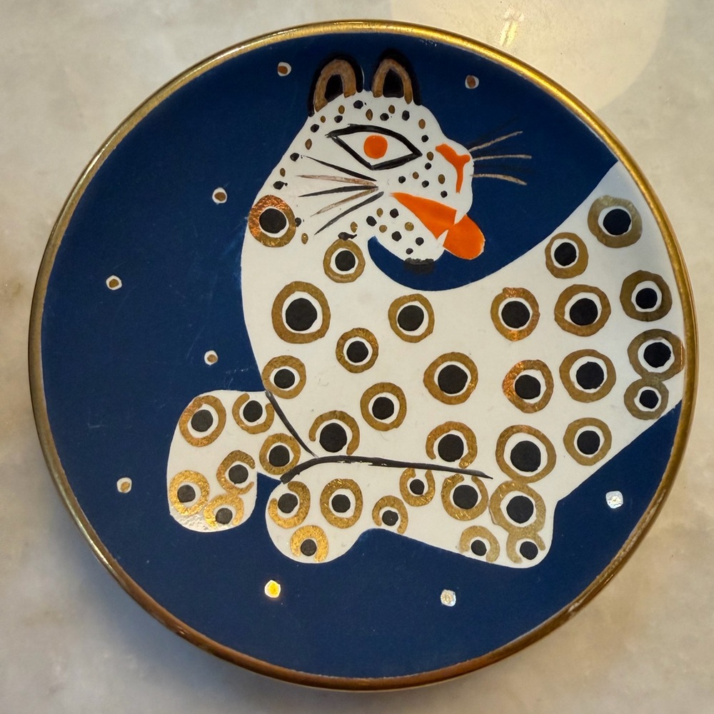 Waylande Gregory small leopard bullet bowl